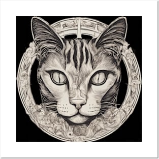 symbolism cat art pt5 Posters and Art